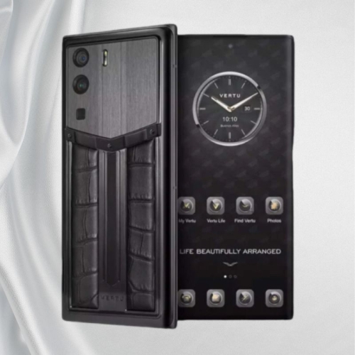 META VERTU RACE TRACK DESIGN BLACK ALLIGATOR